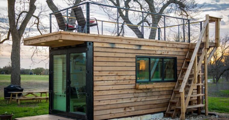 Anchor Shipping Container House by CargoHome