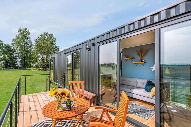 Lux Design The Duck Box Shipping Container House - Dream Tiny Living