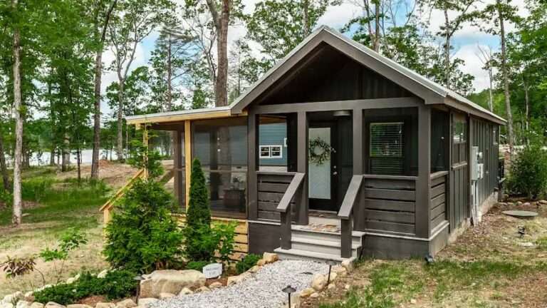 Heavensent Tiny Home with Black Design - Dream Tiny Living