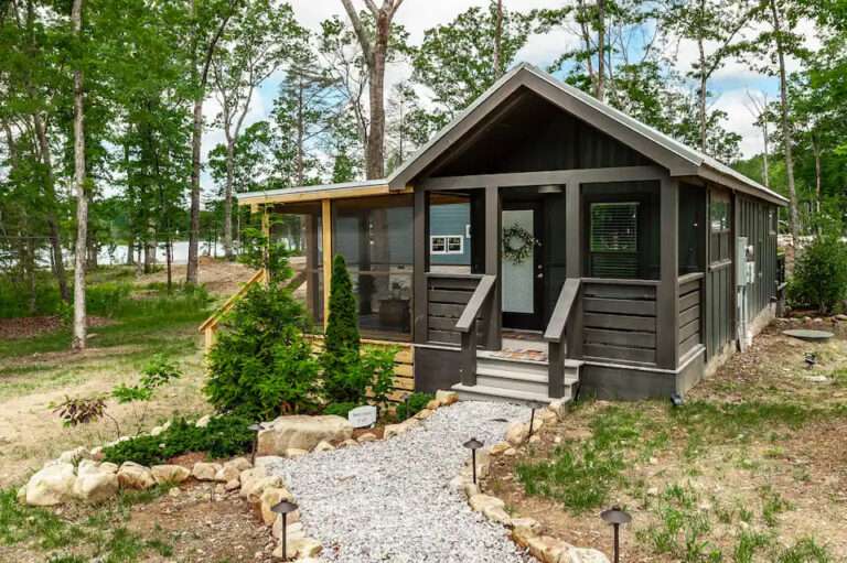 Heavensent Tiny Home with Black Design - Dream Tiny Living