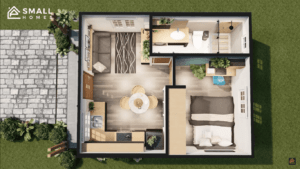 Cute Tiny Home with 30 Square Meters Floor Plan - Dream Tiny Living