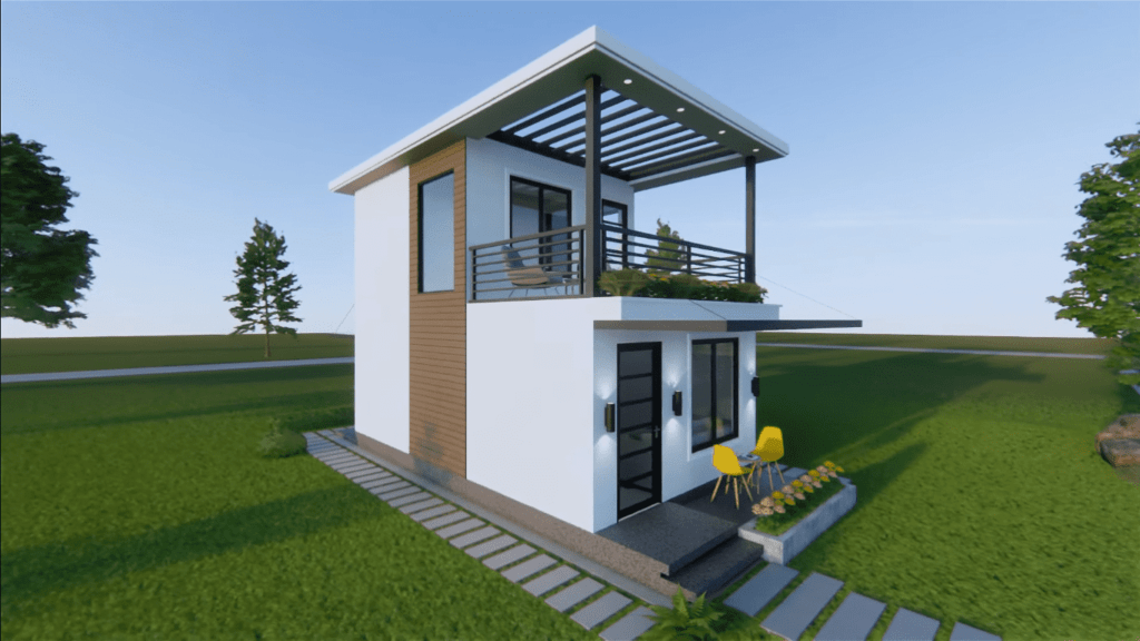 Amazing Two Storey Small House Design 4m X 7m Dream Tiny Living 
