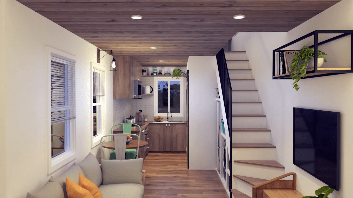 Two-Storey Apartment: A Compact and Convenient Living Space