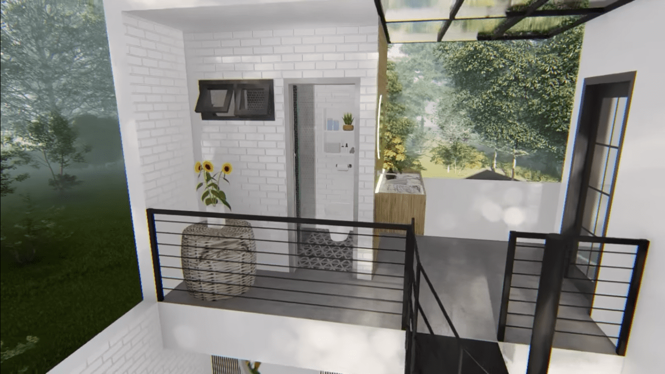 Small House With Loft Design Idea Sqft Dream Tiny Living