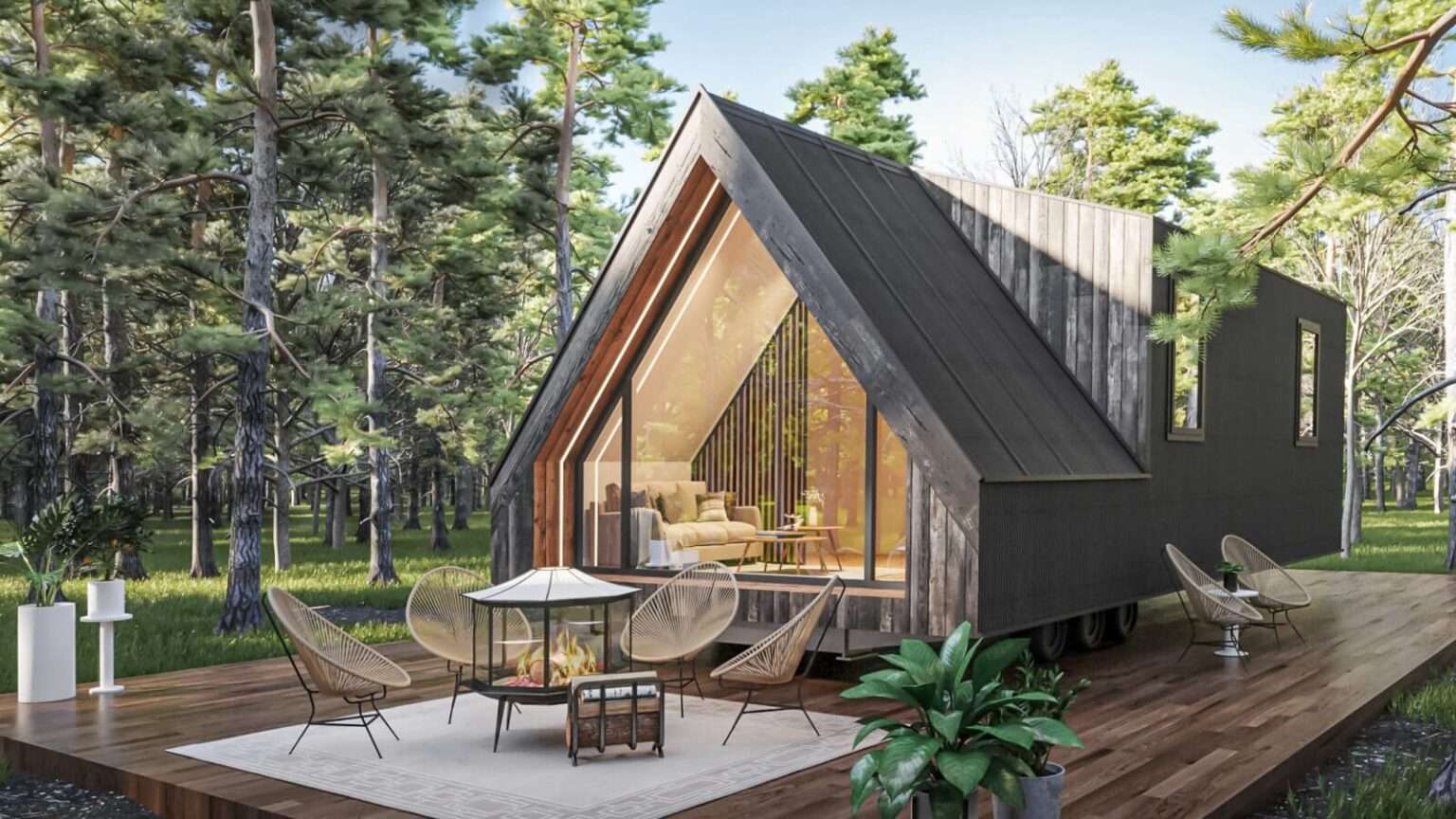 A-Frame Park Model Tiny Home - Dream Tiny Living