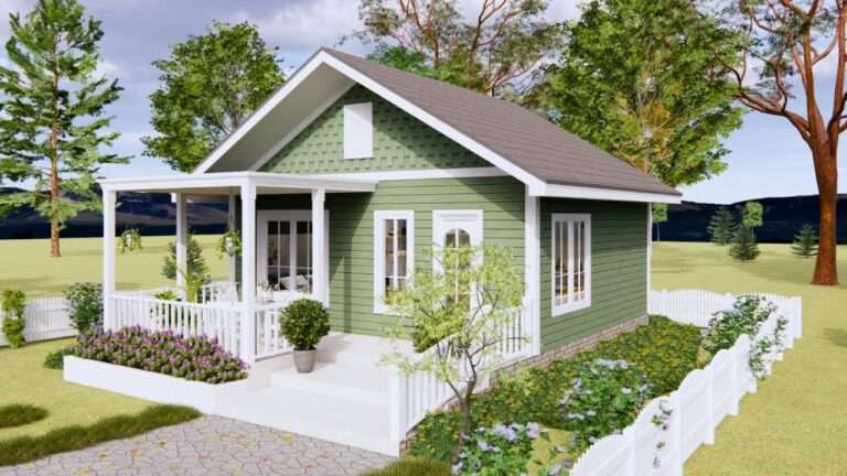 Beautiful Small House Design Idea 7m x 6m - Dream Tiny Living