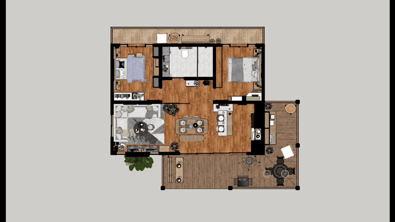 Tiny House Design with Floor Plan 6.5m x 9m - Dream Tiny Living