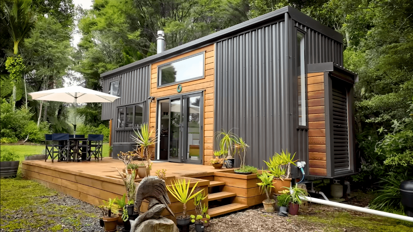 Tiny House Representing Freedom in the Forest - Dream Tiny Living