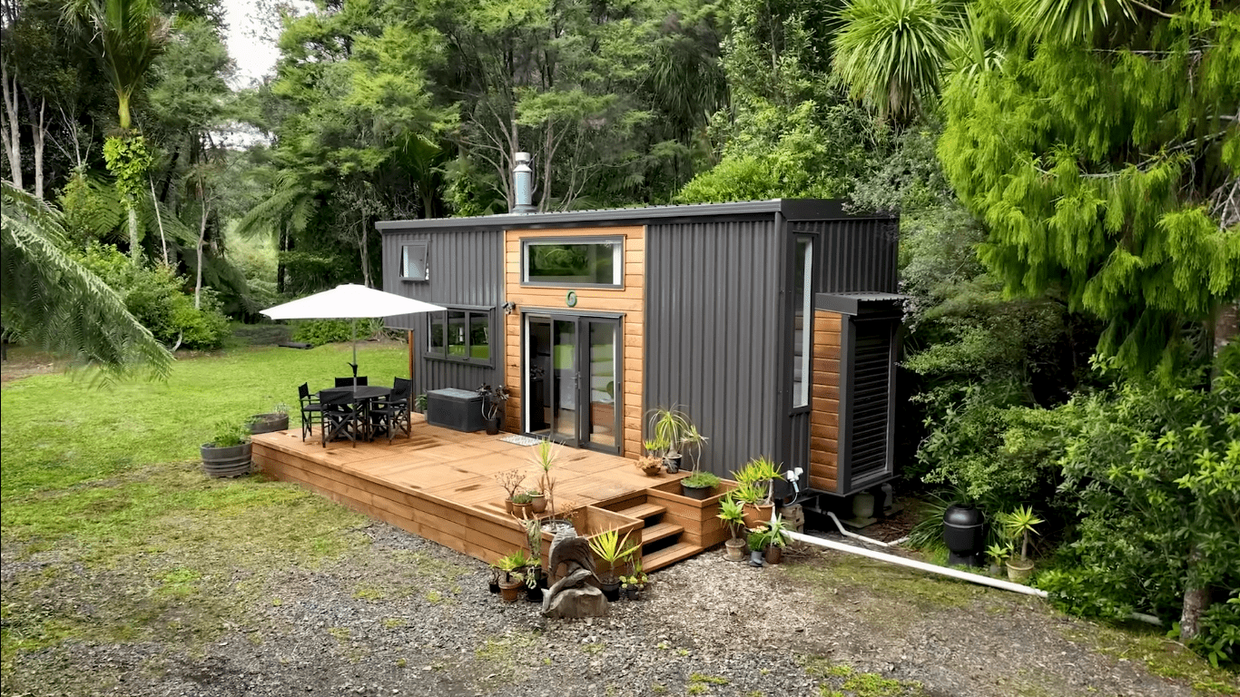 Tiny House Representing Freedom in the Forest - Dream Tiny Living