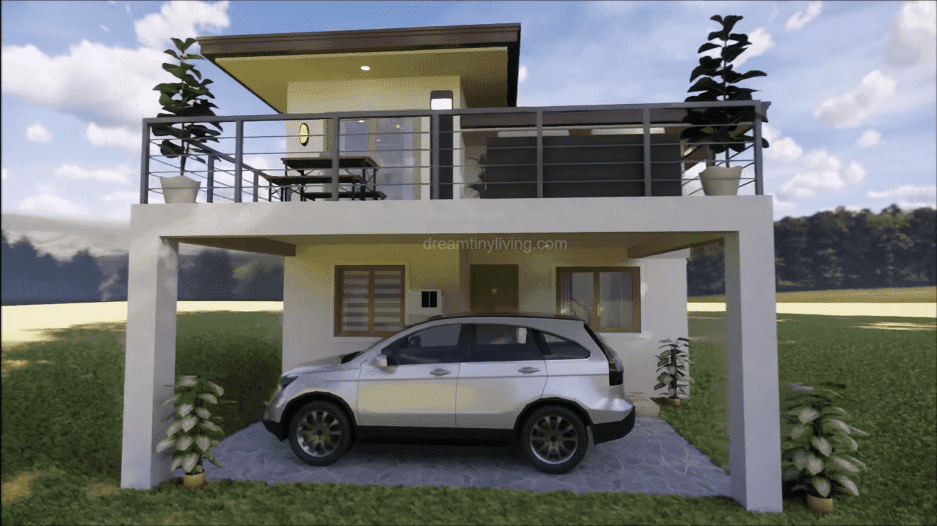 Modern Loft Type Small House Design 5m x 7m - Dream Tiny Living