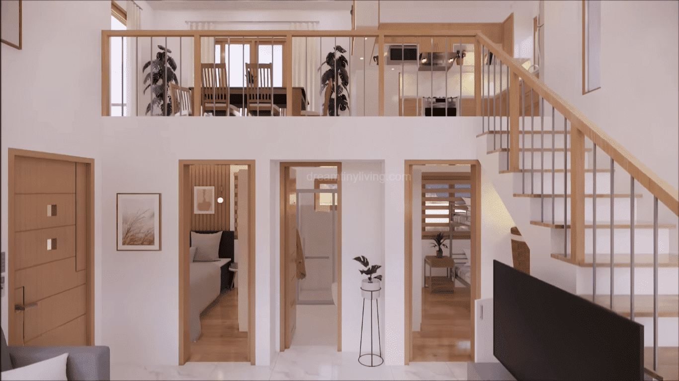 Modern Loft Type Small House Design 5m x 7m - Dream Tiny Living