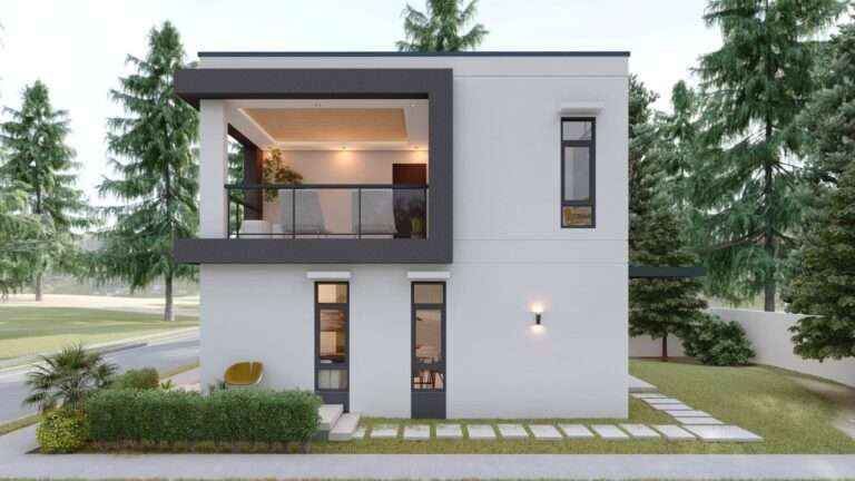 2 Storey Small House Design 6m x 7m - Dream Tiny Living