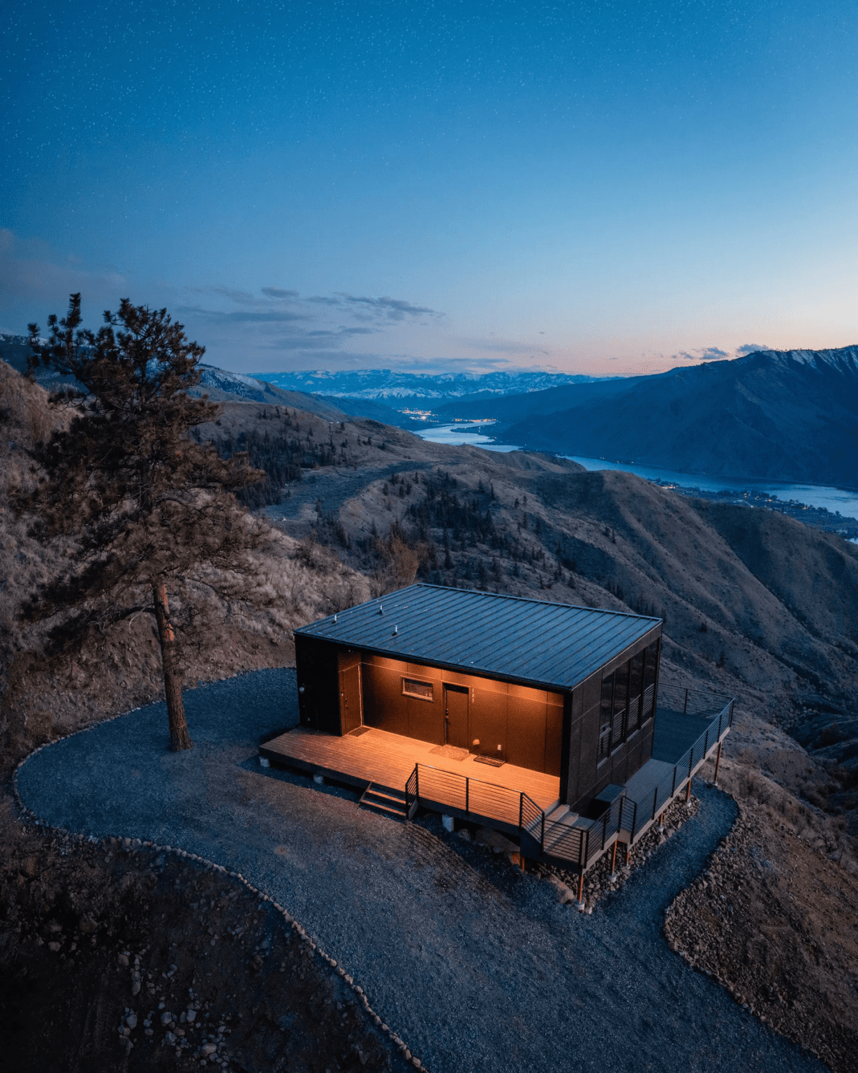 Earth Light Tiny House Built on a High Hill - Dream Tiny Living