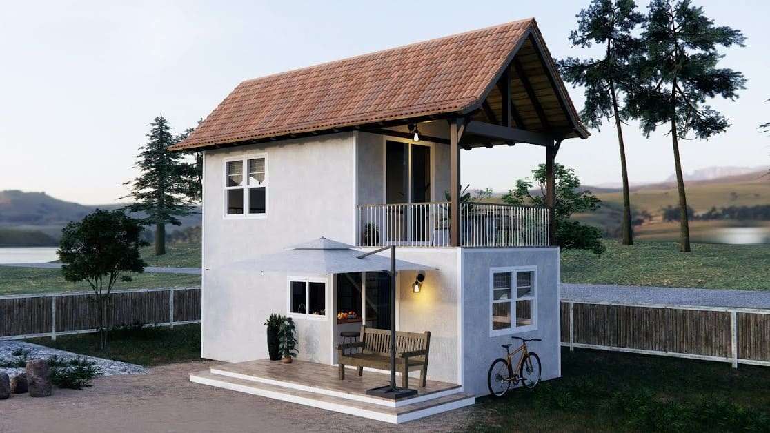 Amazing Two Storey Tiny House 8m x 3.5m