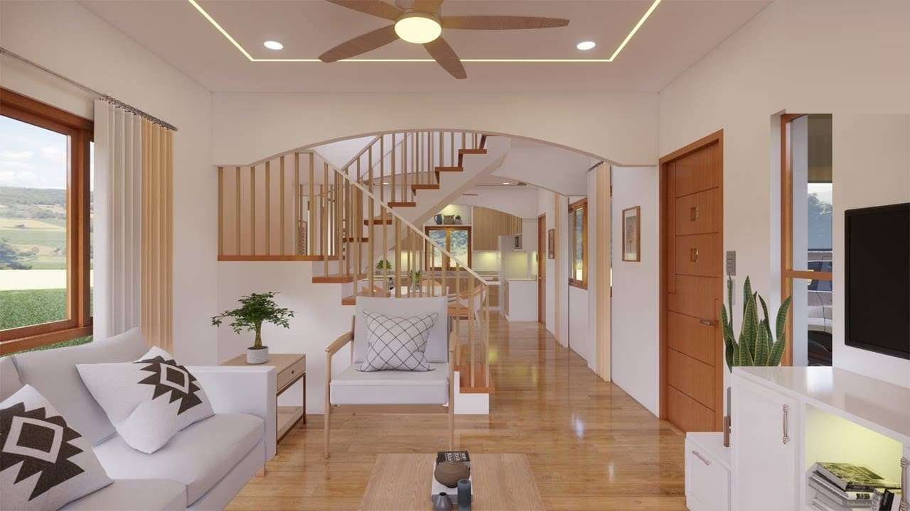 Comfortable Tiny House Design 4m x 12m
