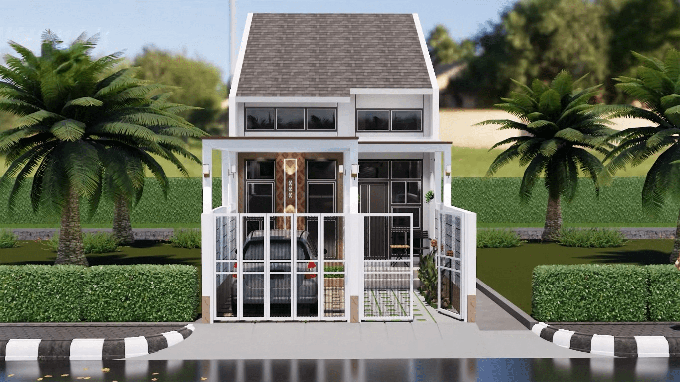 Small House Design with Mezzanine