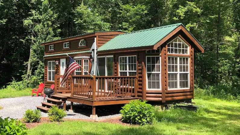 Rustic Tiny Cabin on the Farm