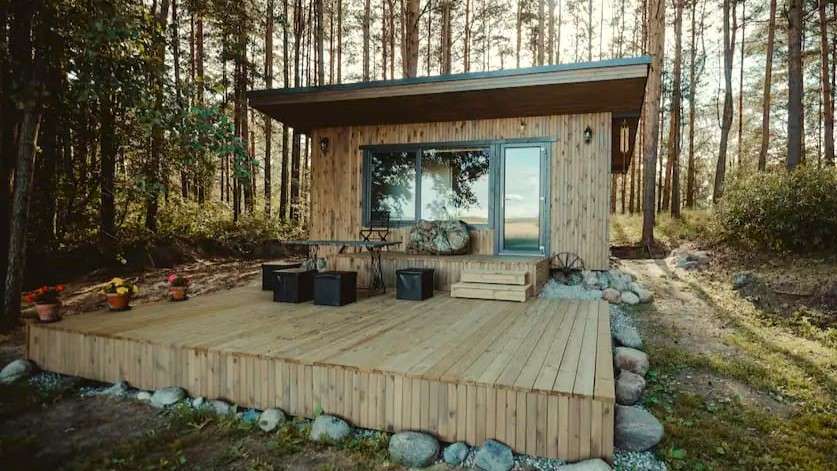 Tiny Holiday House with a View and Close to Nature