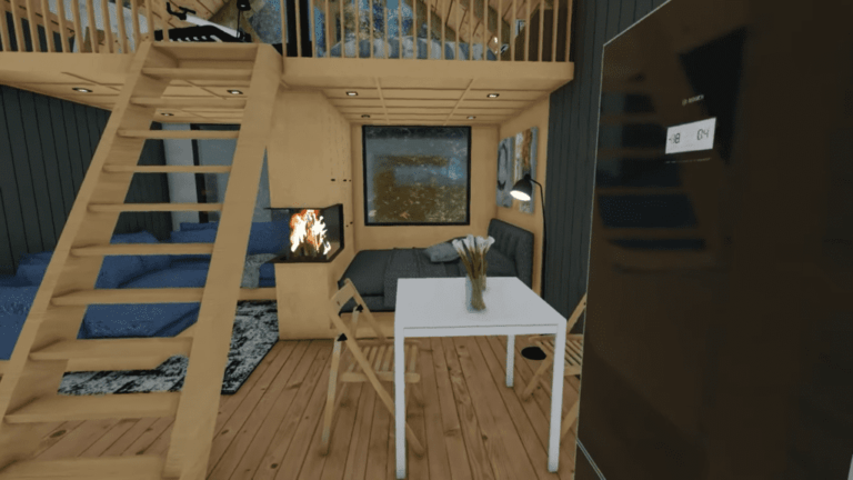 Absolutely Cool Wooden Cabin Design 5m x 7m - Dream Tiny Living