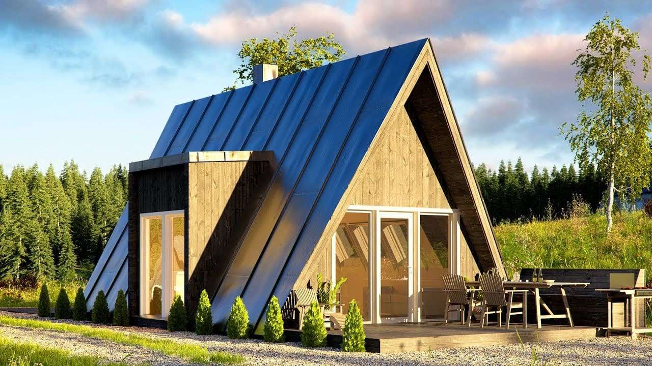 Affordable A-Frame Tiny House