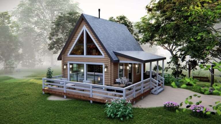 Fabulous Wood Cabin Design 5m x 7m - Dream Tiny Living