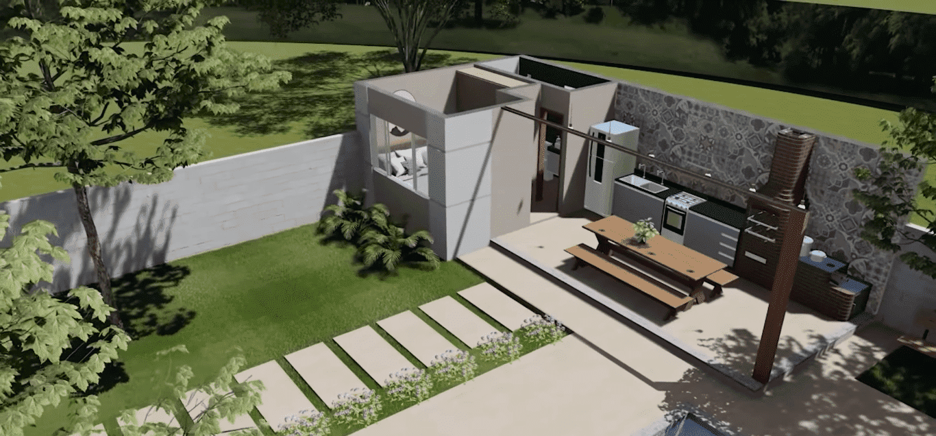 Small House Design with Magnificent Garden and Pool - Dream Tiny Living