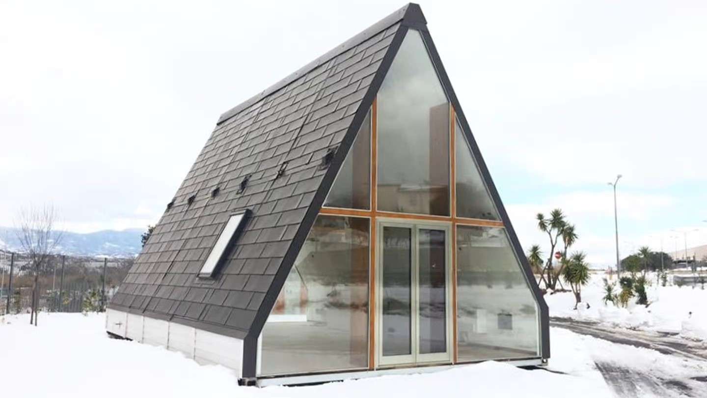 Very Attractive and Stylish A-Frame Cabin