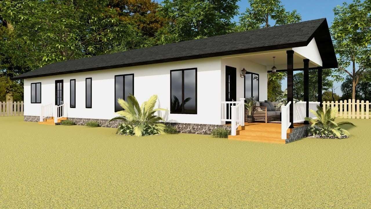 Stunning Small House Design with 2 Bedrooms